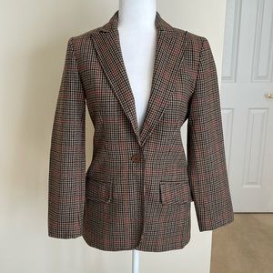Houndstooth Tweed Blazer